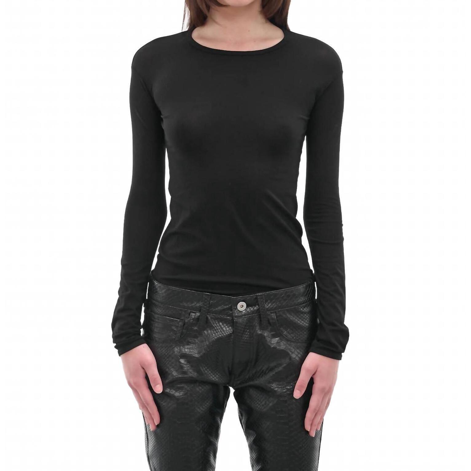 New Junya Watanabe Nylon Long Sleeve Shirt In Black